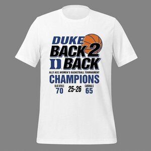 Duke Basketball ACC 2026 Championship Score T Shirt 159